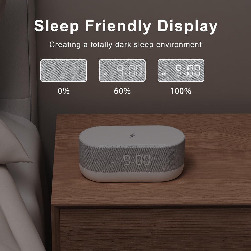 HOUSBAY bedroom nightstand setup saves space and blends with décor.