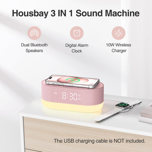HOUSBAY dual-speakers Hi-Fi audio for immersive stereo listening