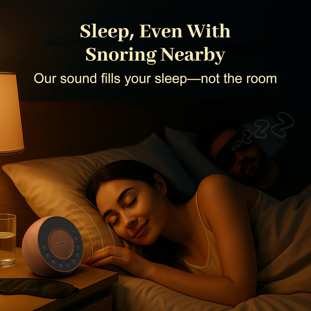 Housbay forward-facing speaker directs sound to you for clearer sleep