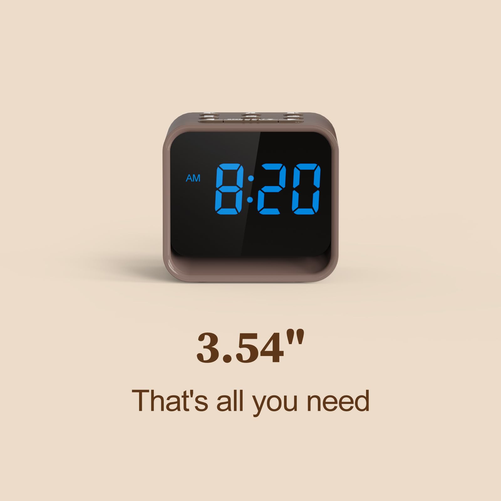 HOUSBAY gradual alarm timing promotes a natural wake-up.