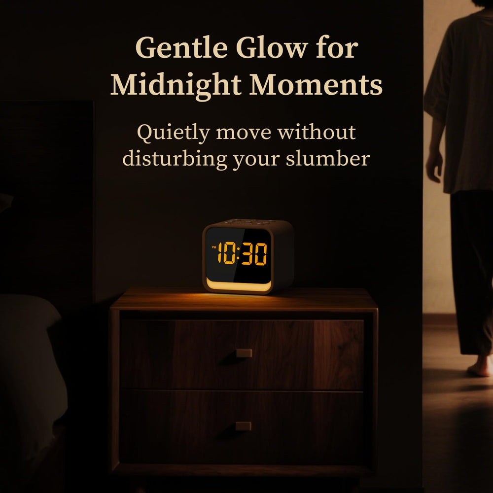 Housbay nightlight companion image shows soft glow reducing nighttime brightness for easier drifting.