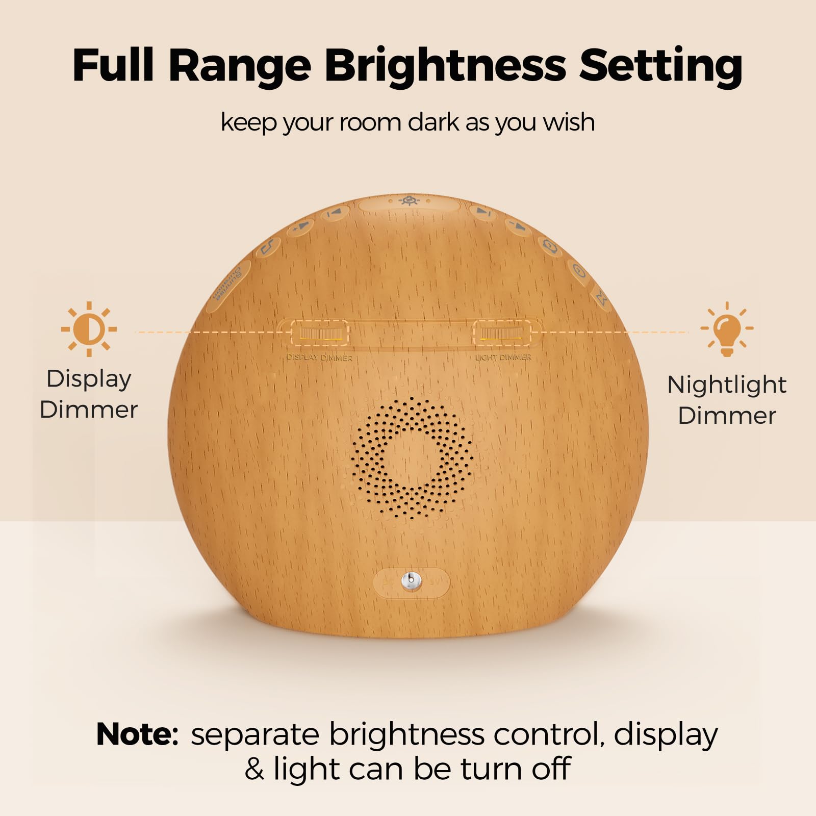 Housbay Sunrise Alarm Clock bedside reading scene with soft illumination.