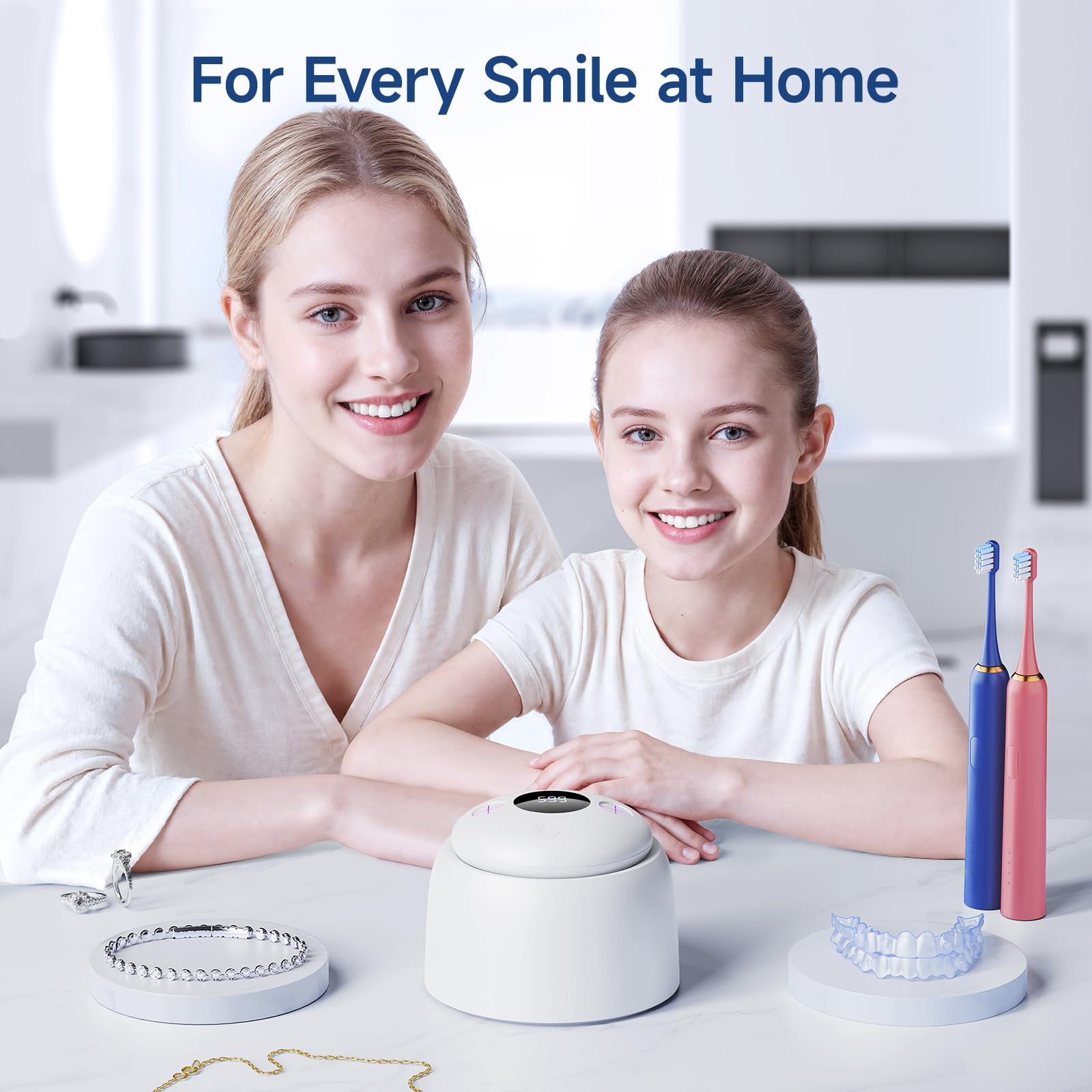 Compact design suitable for home or travel
