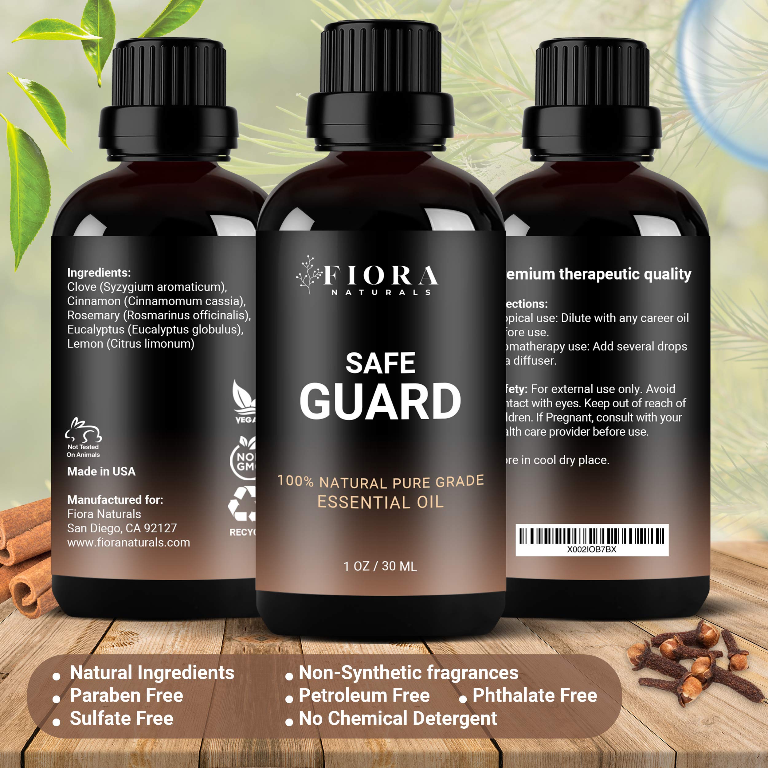 Household uses: immunity oil for cleaning and wellness