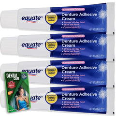 How to apply denture adhesive cream guide illustration