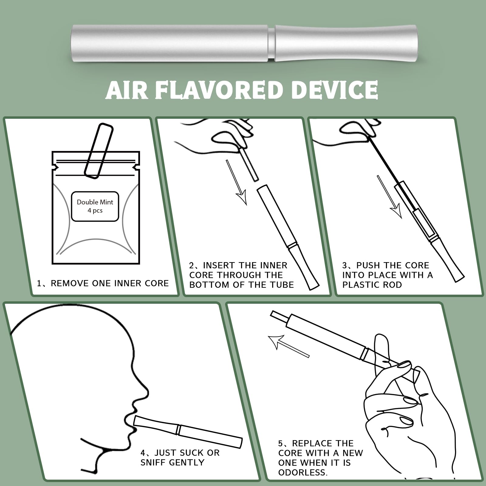 How to use the device with insert replacement