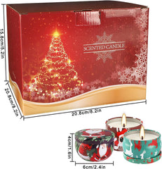 Various candle fragrances including Rosemary and Lavender