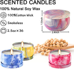 Close-up of 2.5 oz soy wax candle jar