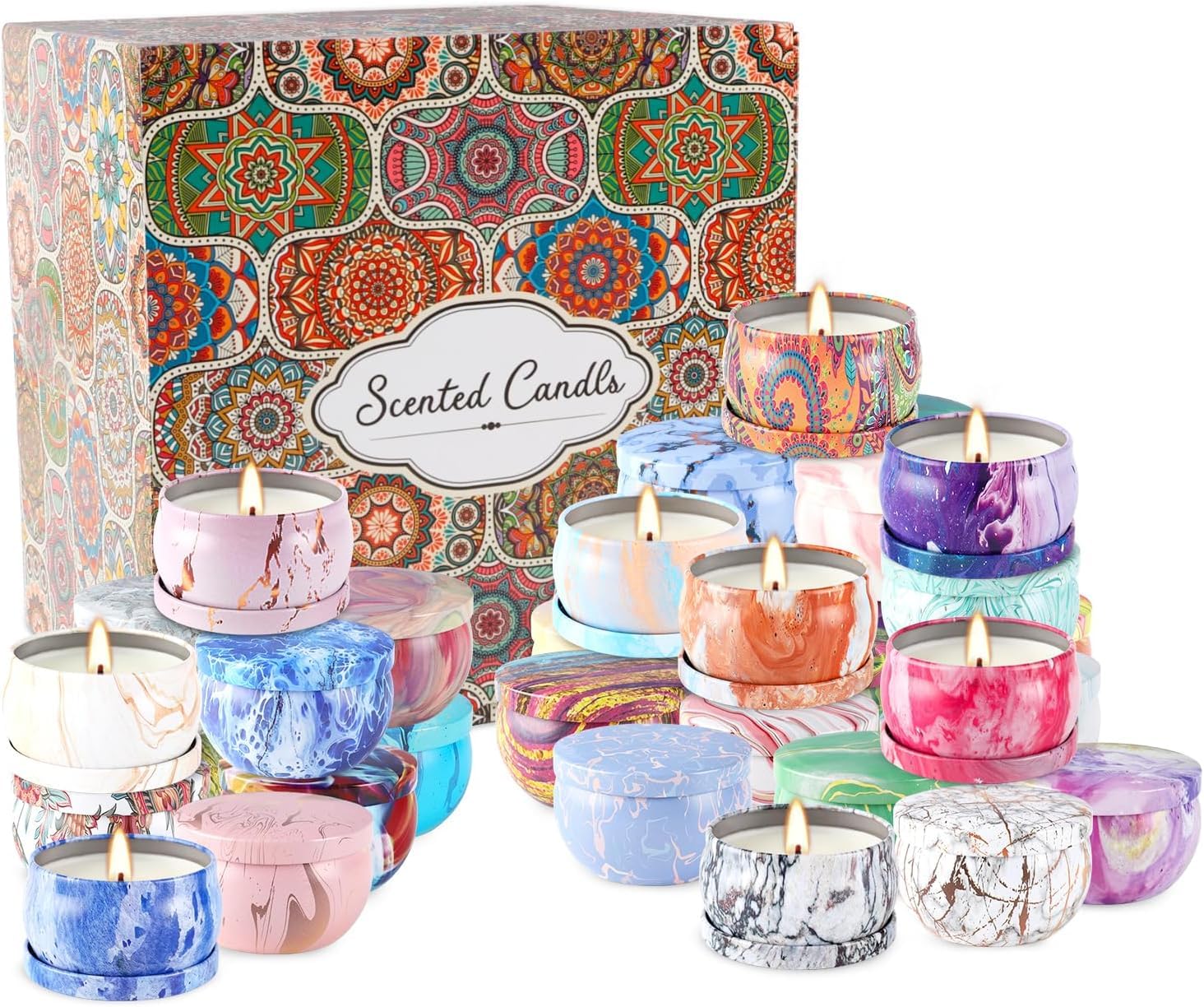 Ambient lifestyle scene with Howemon candles