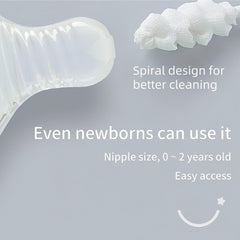 Close-up of 3D wave bristles for deep cleaning