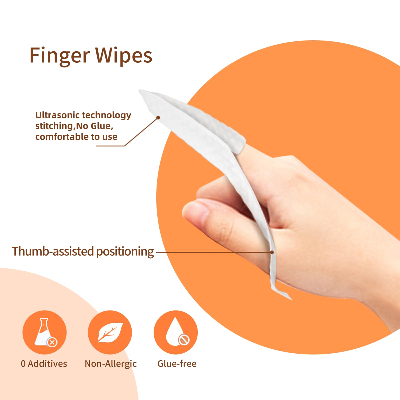 Finger-hanging design for convenient oral care