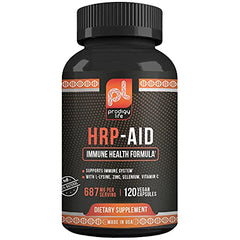 HRP-Aid box and bottle for herpes support