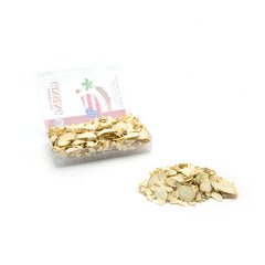 Ginseng slices arranged in protective tray
