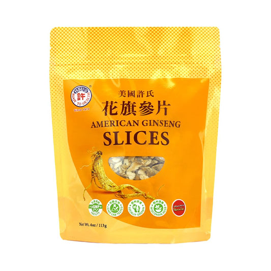 Close-up of Wisconsin-grown American ginseng slices