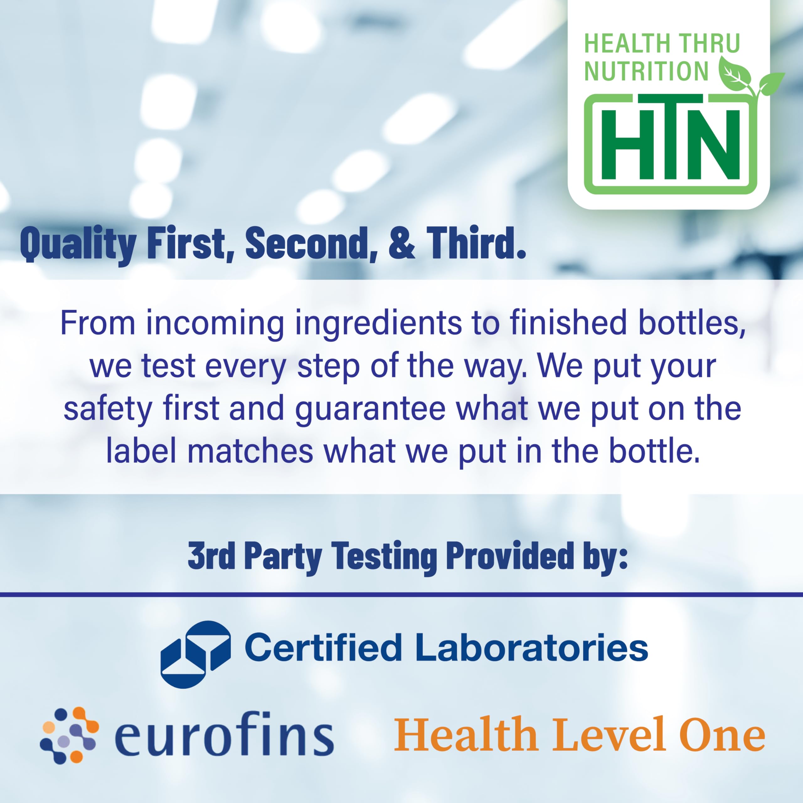 Third-party testing seal for HTN Black Seed Oil