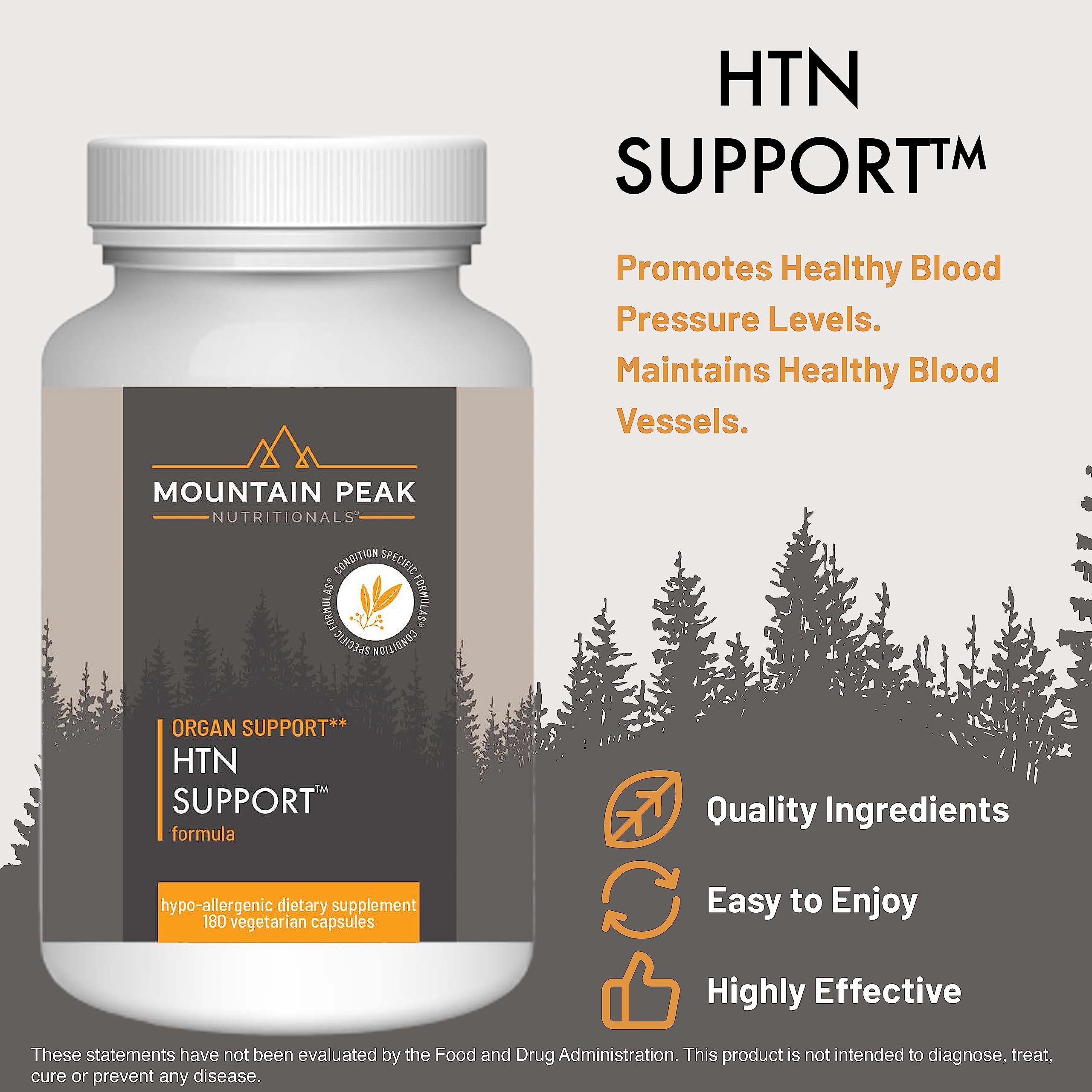 HTN Blood Pressure Support product label