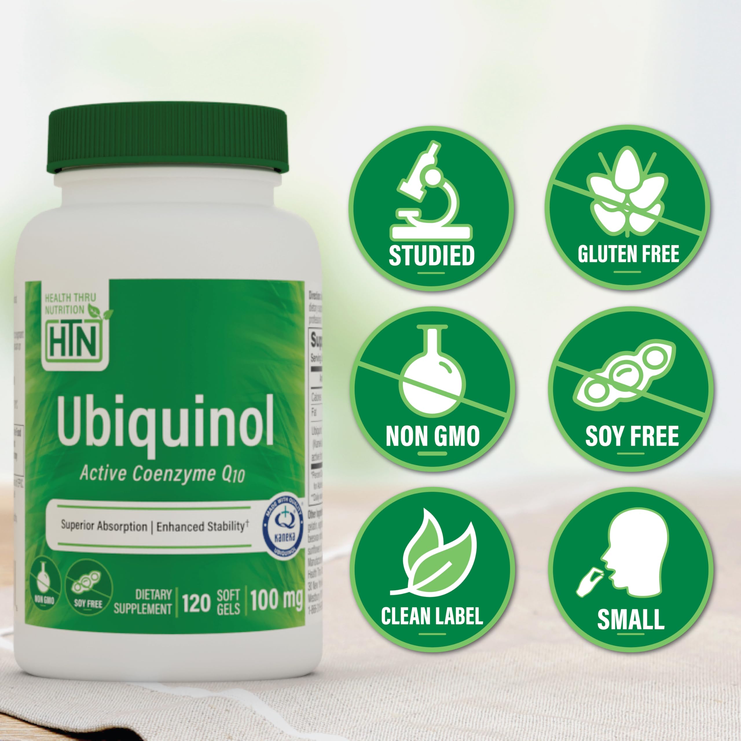 Kaneka Ubiquinol 100mg ingredient visual