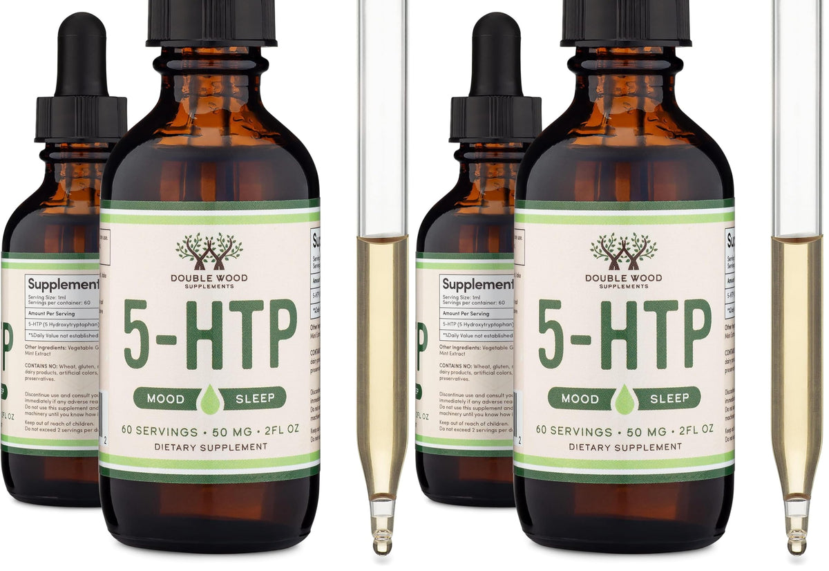 5-HTP liquid drops bottle