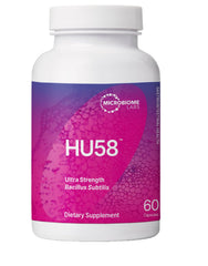 Bacillus subtilis HU58 probiotic bottle label