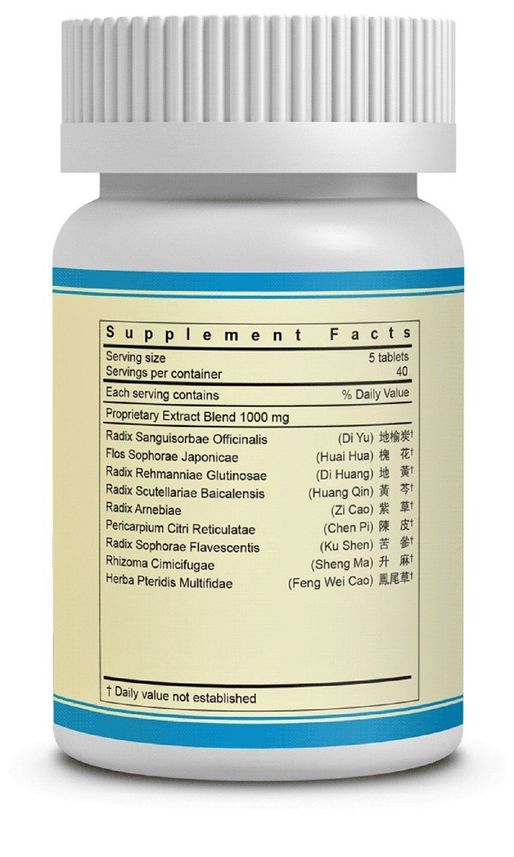 Hua Zhi Pian Hemorrhoff 5:1 concentration ingredients