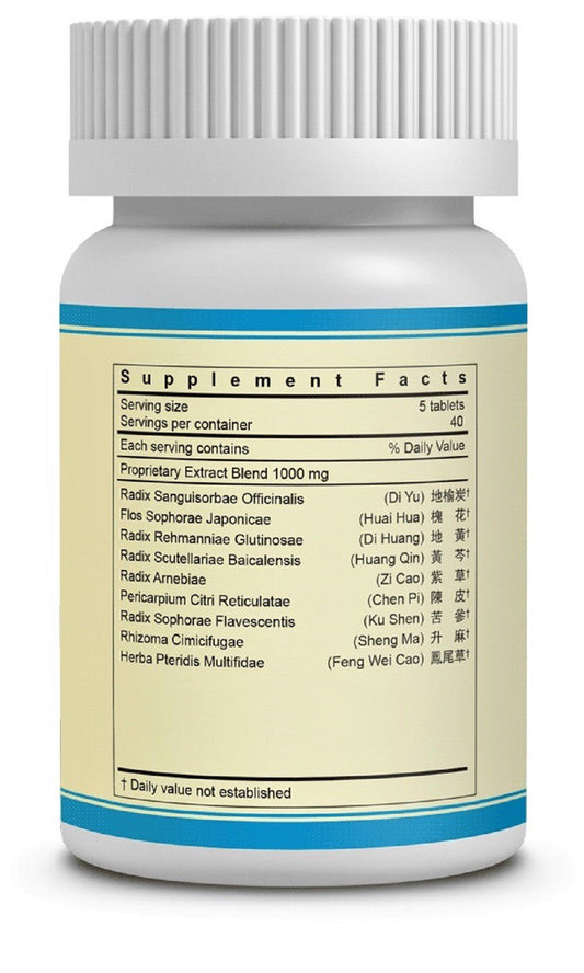 Hua Zhi Pian Hemorrhoff 5:1 concentration ingredients