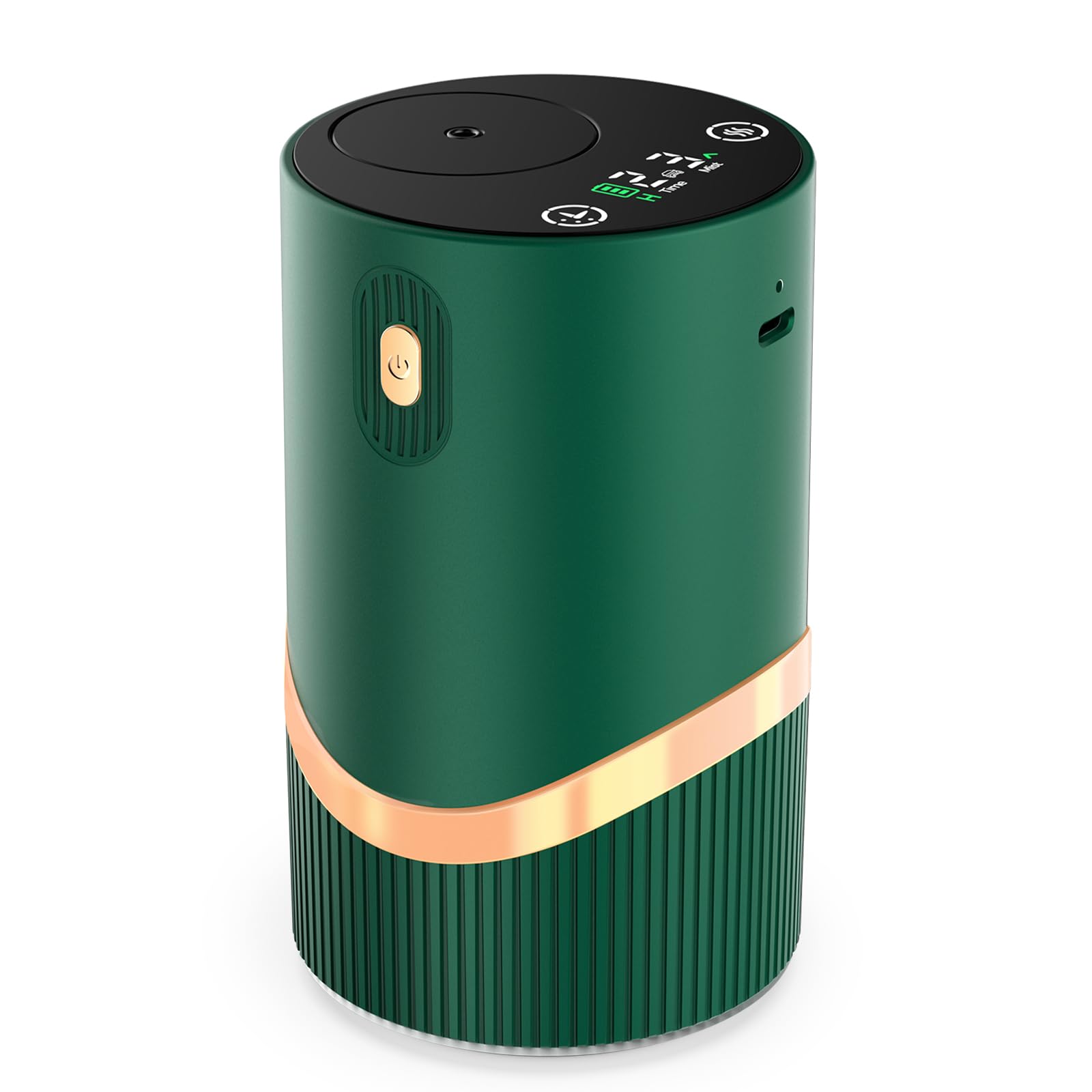 Huachuang waterless diffuser in car usage for portable aromatherapy on the go