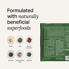 Blends overview: Organic Super Greens, Superfruit, Mushroom Adaptogen, Plant-Based Protein, Organic Botanicals