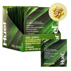 Hero image of Huel Daily Greens Lemon & Ginger 12-pack