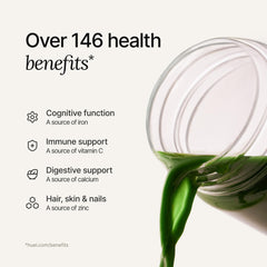 Refreshing fruity taste of Huel Daily Greens with apple and pineapple