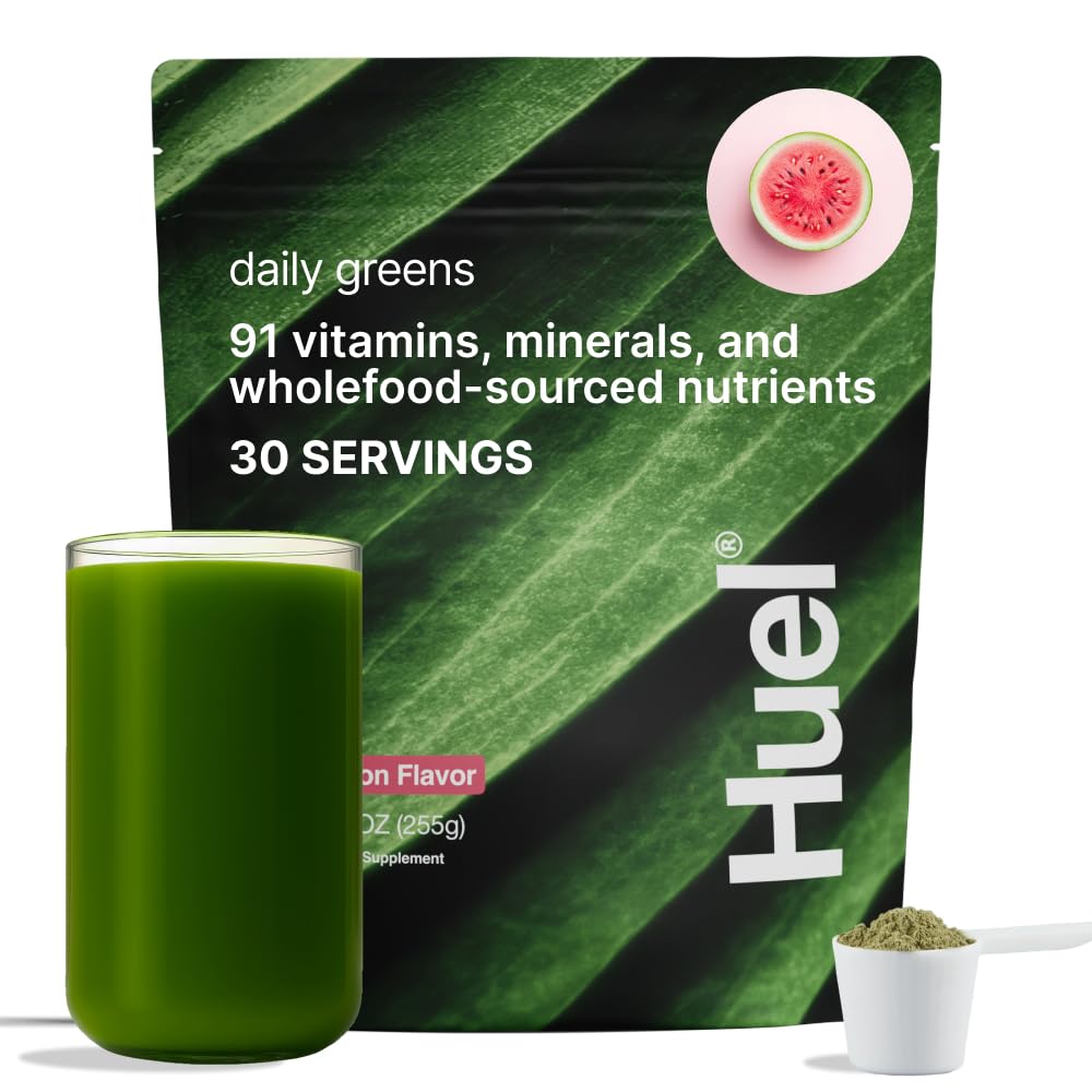 Huel Daily Greens Watermelon packaging