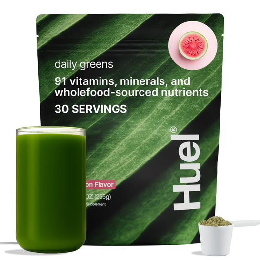 Huel Daily Greens Watermelon packaging