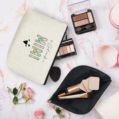 Huester Mimi makeup bag inside compartments keeps items neatly organized and easily accessible.