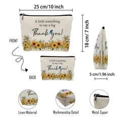 huester floral gift idea makeup bag, perfect keepsake