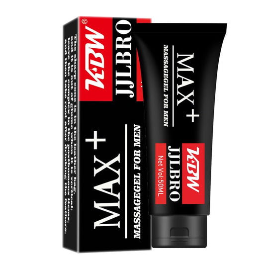 Huge Max+ XXXL gel hero image with product on white background