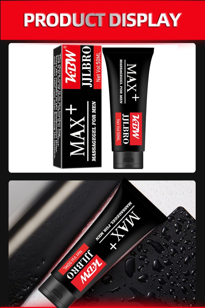 Huge Max+ XXXL logo and branding on backdrop