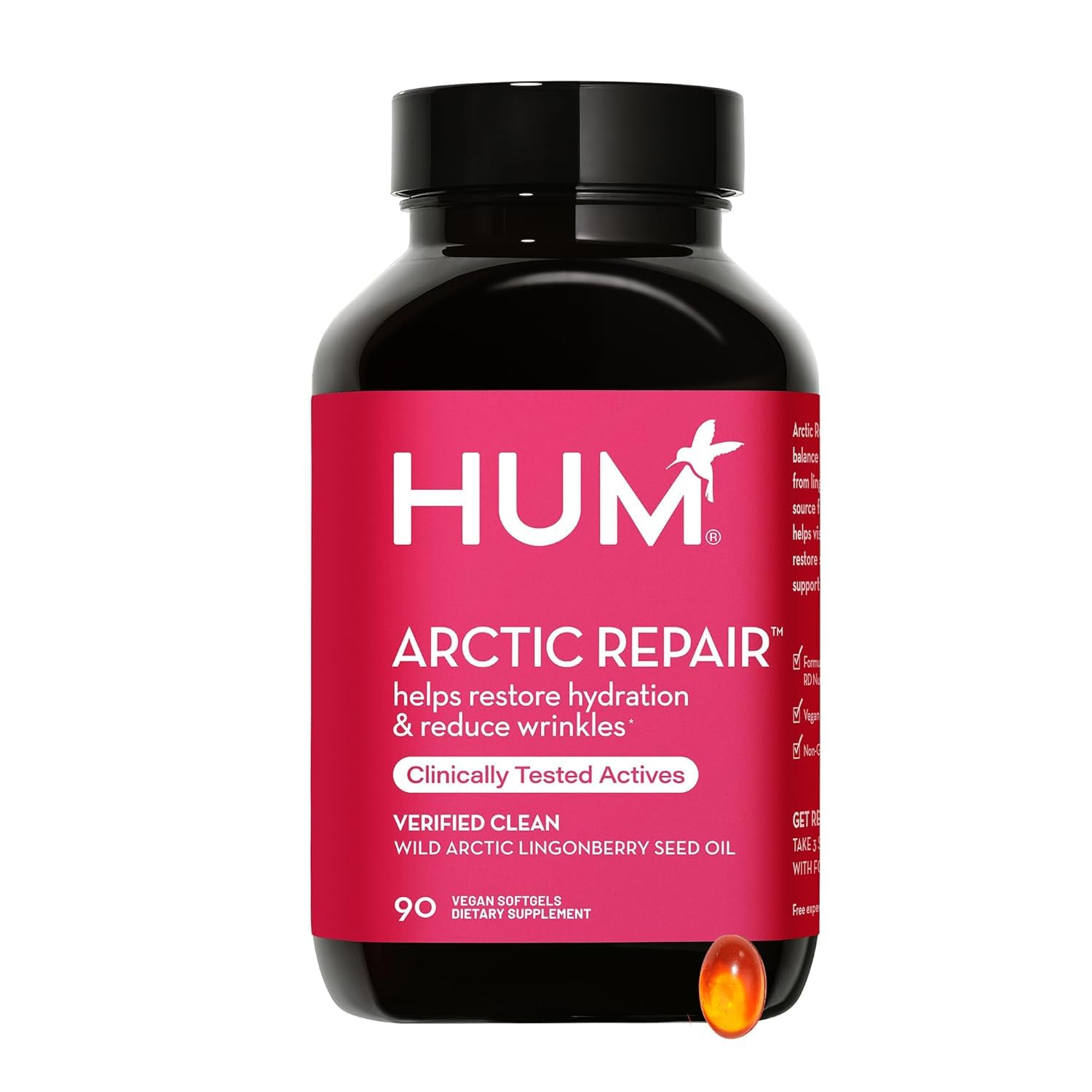 HUM Arctic Repair bottle with softgels