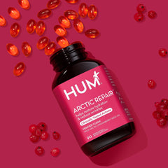 Close-up of HUM Arctic Repair vegan softgels