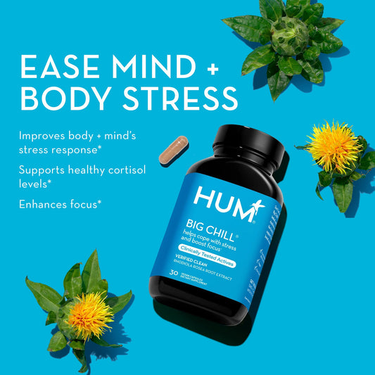 Close-up view of HUM Big Chill label