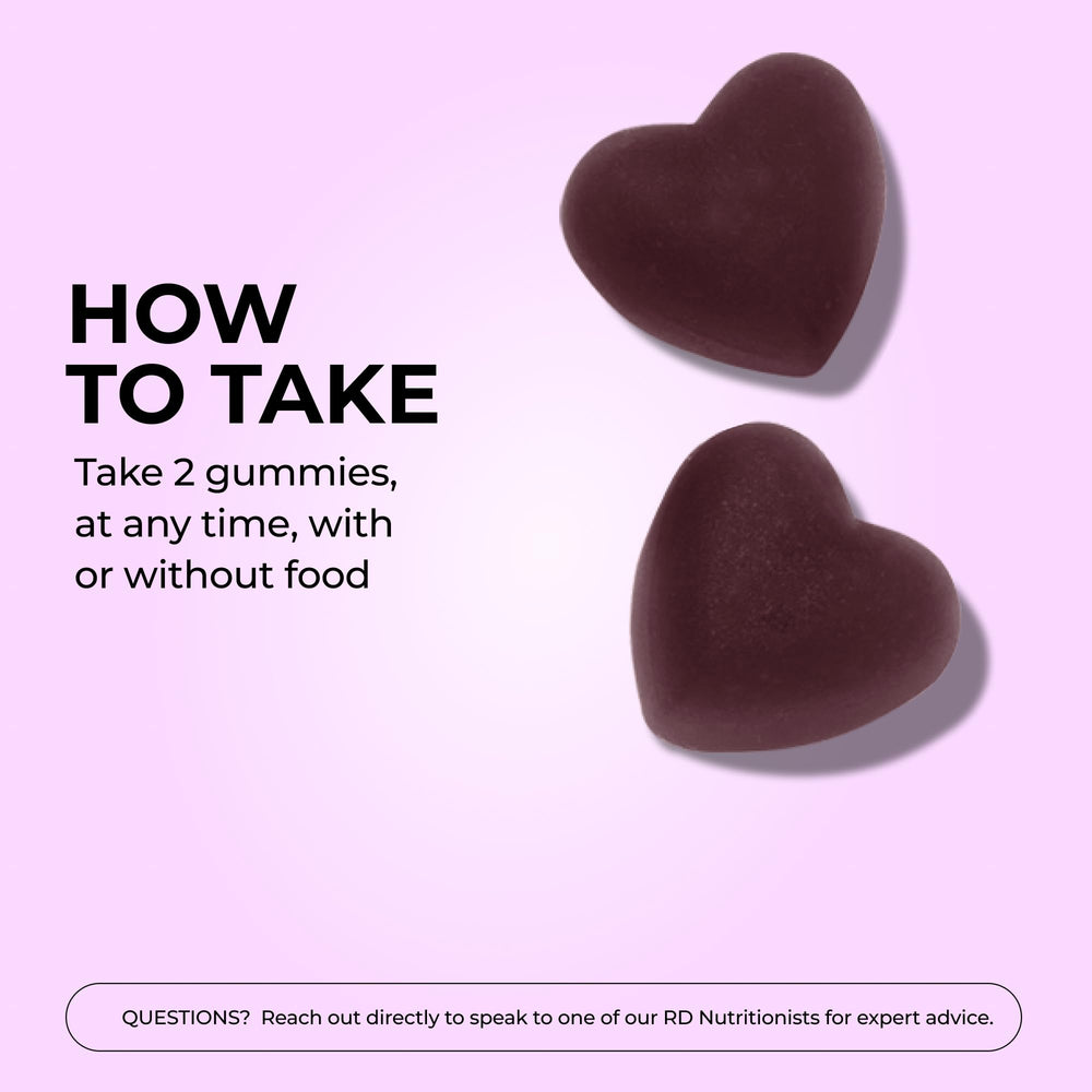 Close-up texture of HUM Calm Ashwagandha gummy