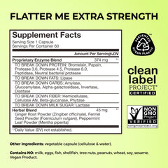 Close-up of digestive enzyme capsules from HUM product