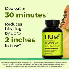 Nutrition facts/label for Flatter Me digestive enzymes