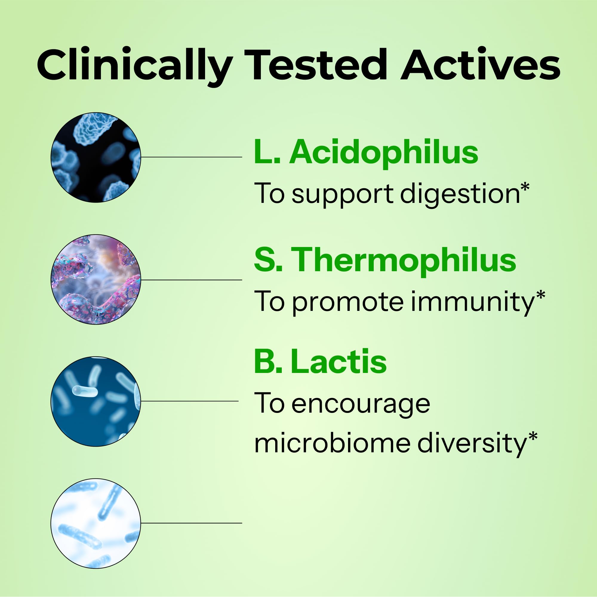 Immune support concept with HUM Gut Instinct probiotic