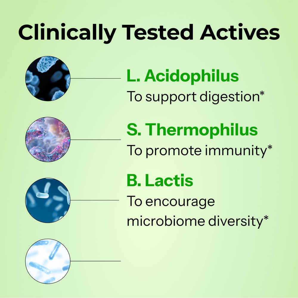 Immune support concept with HUM Gut Instinct probiotic