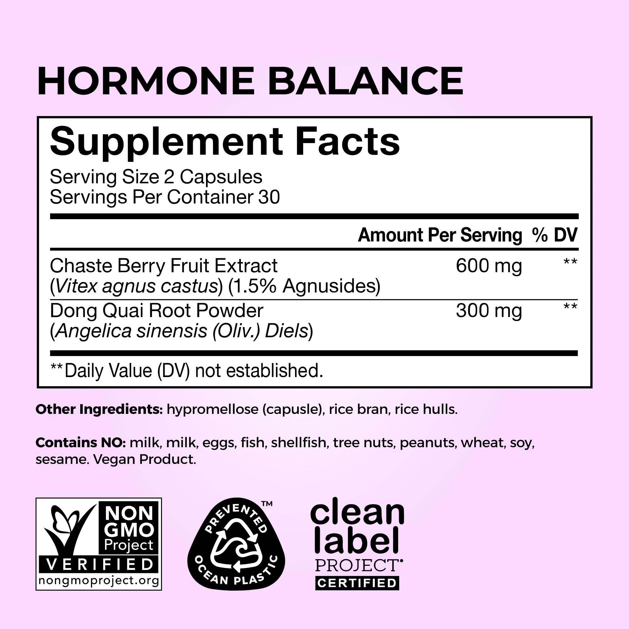 HUM Hormone Balance daily dose capsules shown for routine use.
