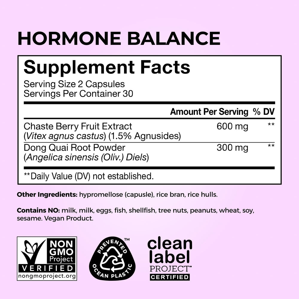 HUM Hormone Balance vegan capsules for plant-based wellness.