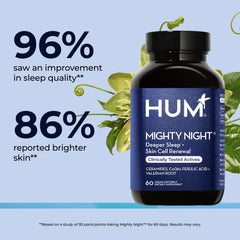 Hum Mighty Night packaging box displayed for quick product overview.