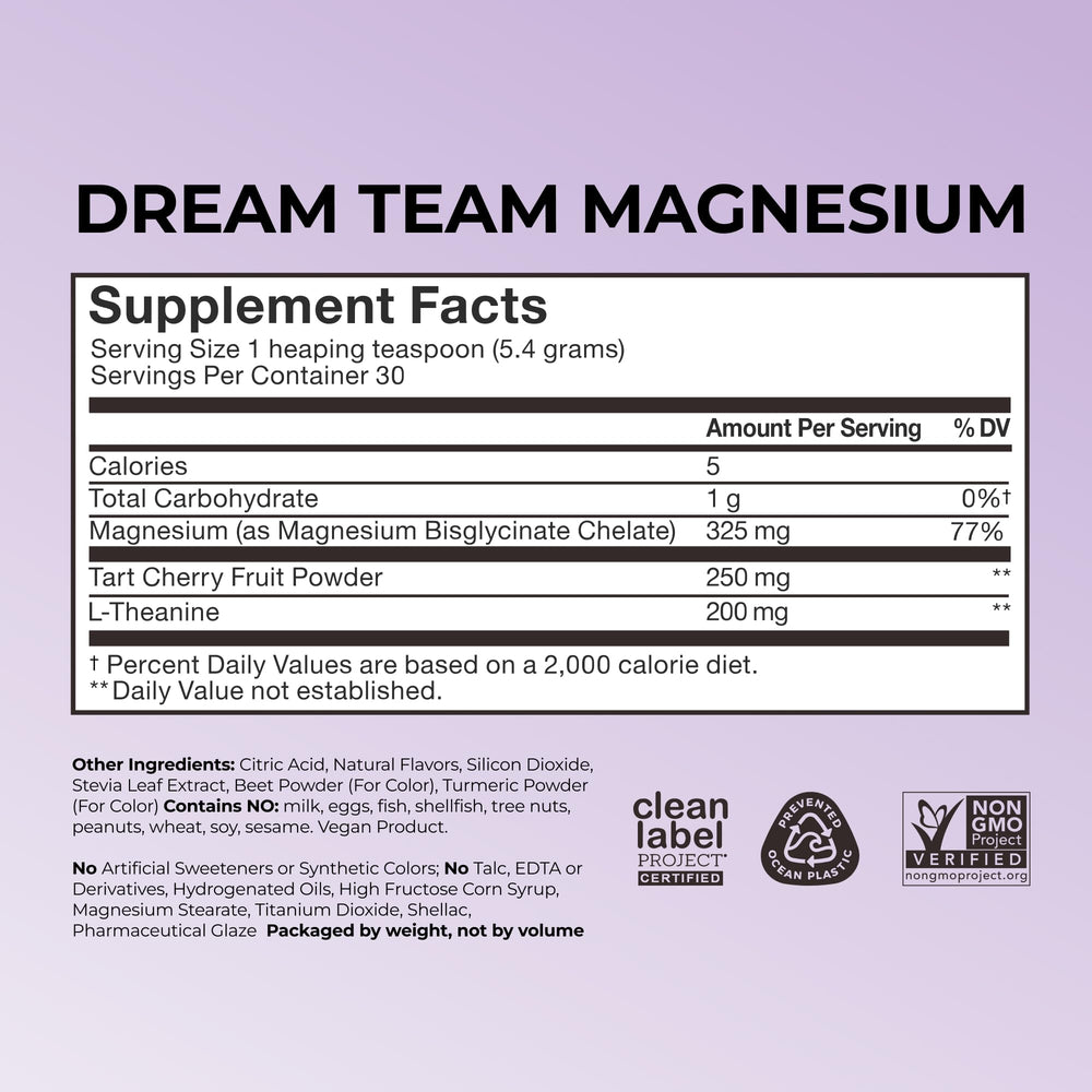 Mixing Dream Team powder with water for a drink