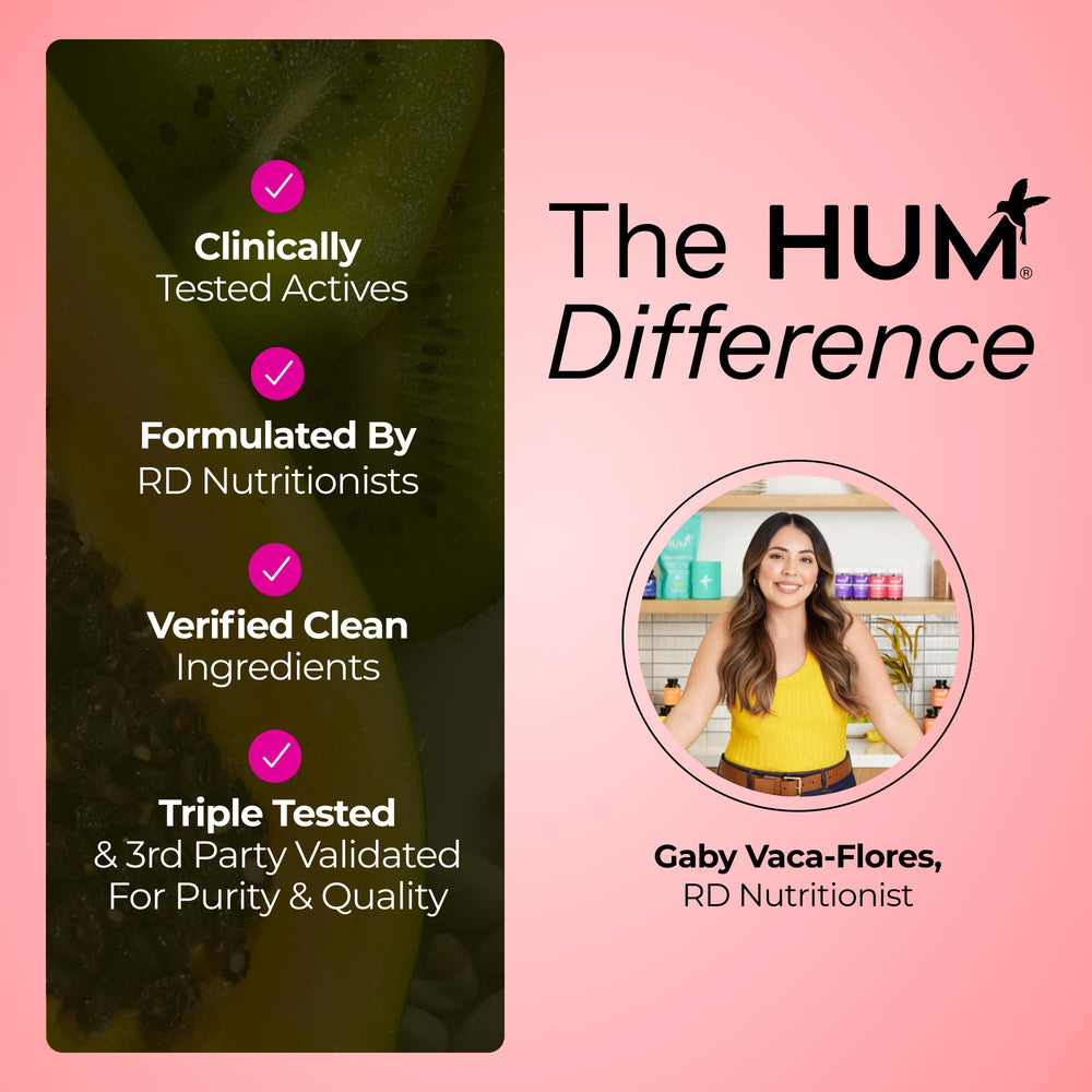 60-count bottle packaging for HUM Red Carpet vitamins