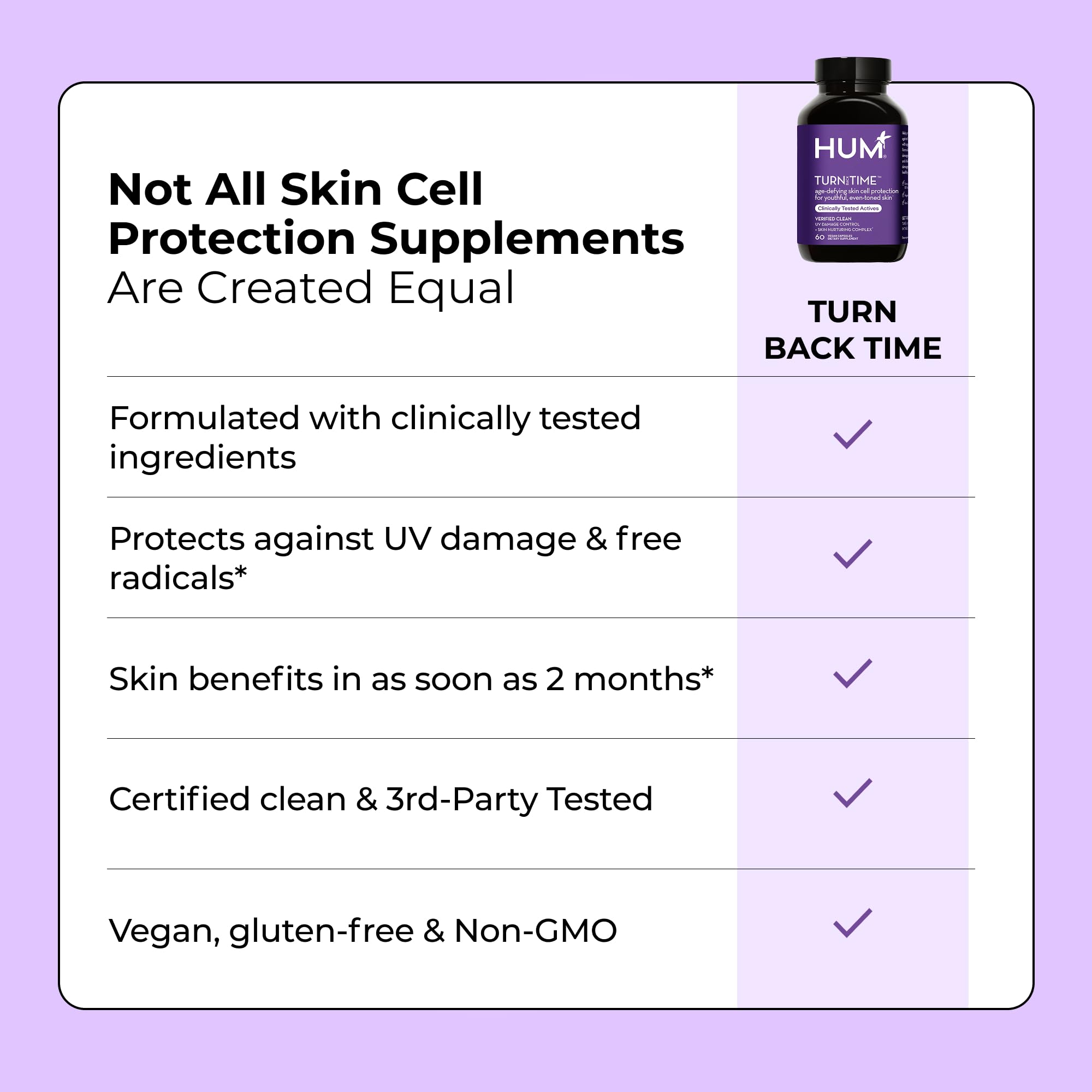 60 vegan capsules bottle on neutral background