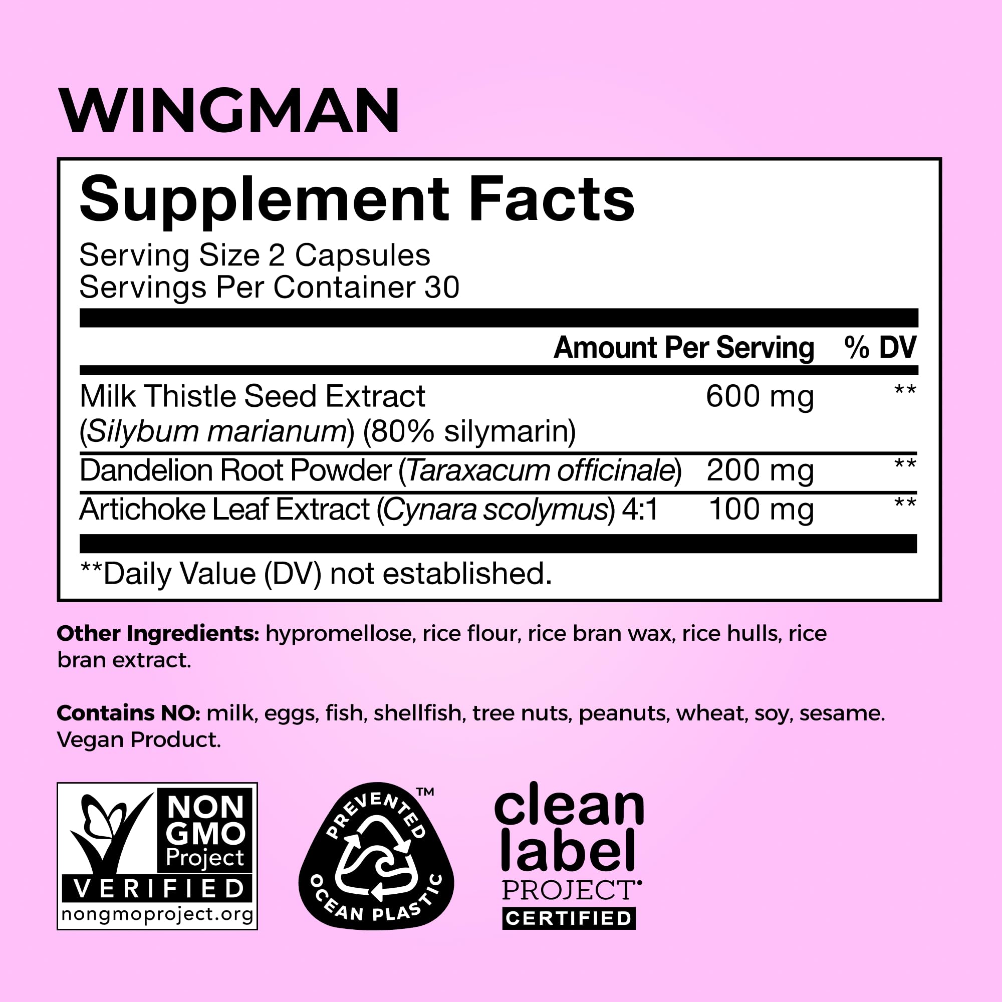 Artichoke leaf extract ingredient used in HUM Wing Man Liver Support